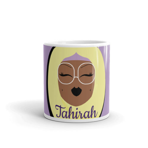 yellow hijabi personalized mug #Hijab #coffemug