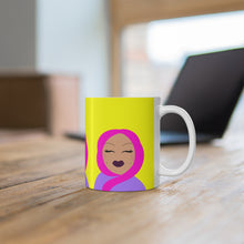 Load image into Gallery viewer, Pop of Joy!  Muslimah Hijab Coffee Mug 11 oz
