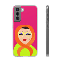 Load image into Gallery viewer, Pop of Joy! Muslimah Hijab Flexi Phone Case - Fushia
