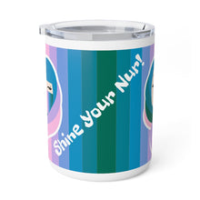 Load image into Gallery viewer, Shine Your Nur (Cream) Blue Light - Insulated Coffee Mug, 10oz
