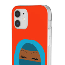 Load image into Gallery viewer, Pop of Joy! Muslimah Hijab Flexi Phone Case - Deep Orange
