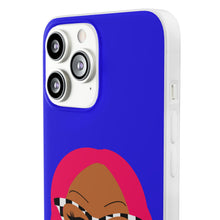Load image into Gallery viewer, Pop of Joy! Muslimah Hijab Flexi Phone Case - Electric Blue

