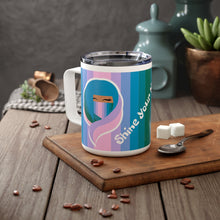 Load image into Gallery viewer, Shine Your Nur (Cinnamon) Blue Light -  Insulated Coffee Mug, 10oz
