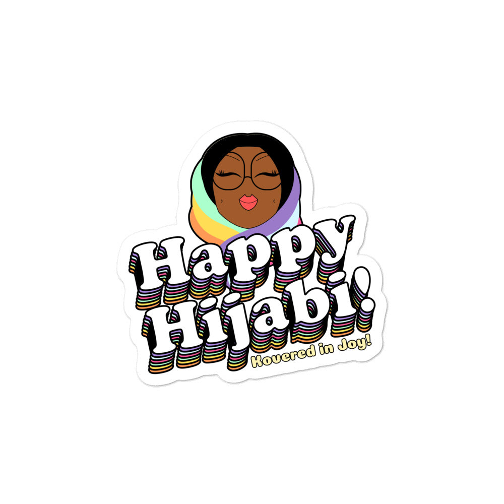 Happy Hijabi! - Bubble-free stickers