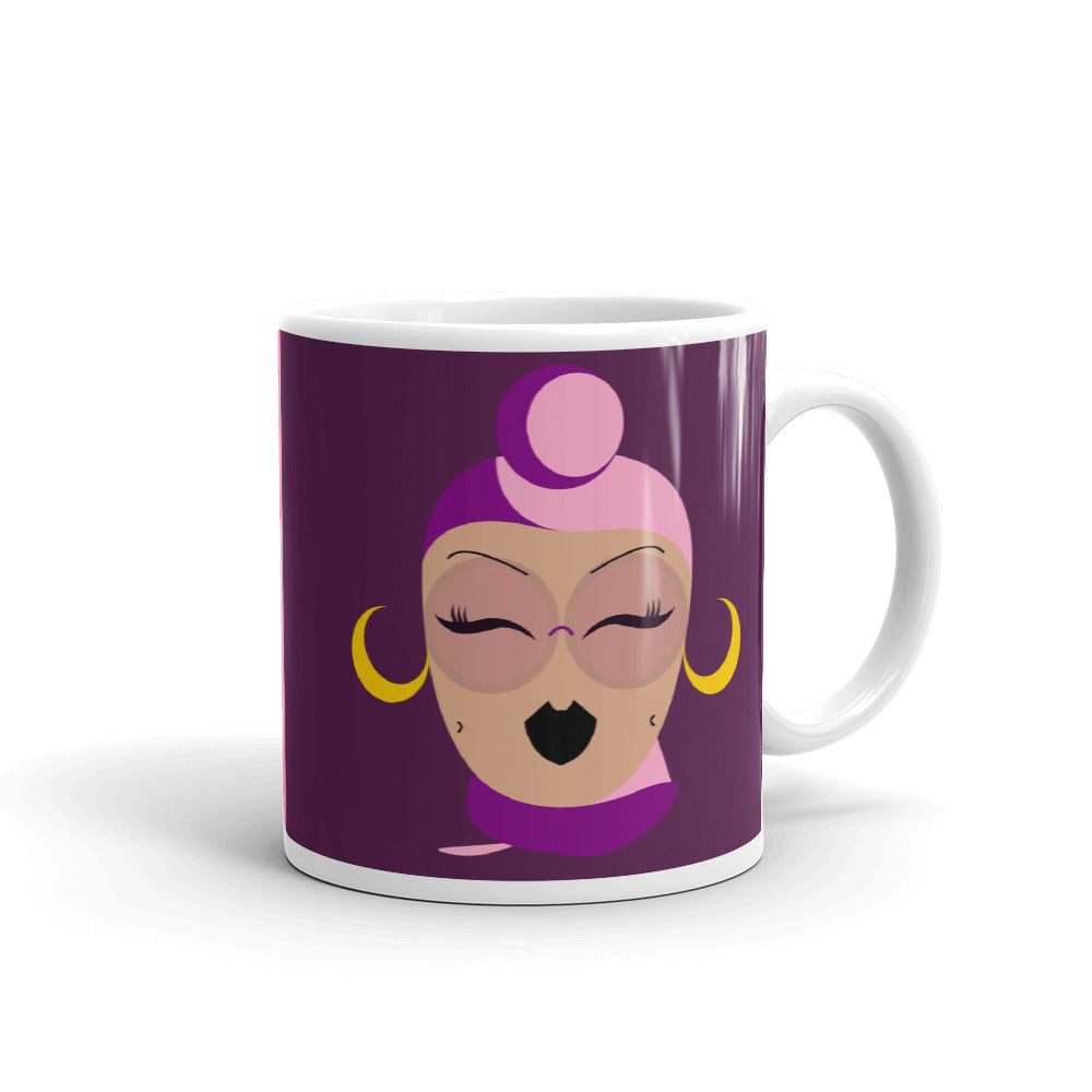 Pink Lemonade/ Grape Headwrap Mug