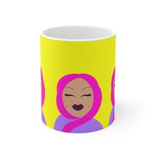 Load image into Gallery viewer, Pop of Joy!  Muslimah Hijab Coffee Mug 11 oz
