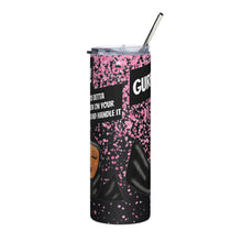 Load image into Gallery viewer, Handle It! Glitter -Stainless steel tumbler
