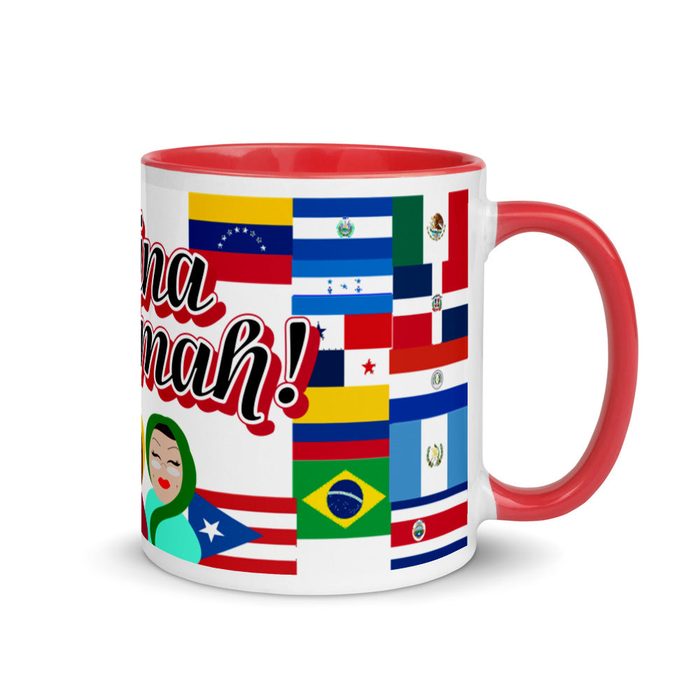 Latina Muslimah - Mug with Color Inside